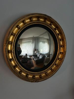 Englischer Regency Wandspiegel vergoldet